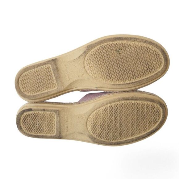 Verbenas Suede Espadrille Slide Sandals "Antique Blush Pink" Women's 8.5/39 - Picture 9 of 10